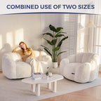 Bean Bag Chair Floral Shaped Sofa Includes Filling