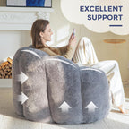 Bean Bag Chair Floral Shaped Sofa Includes Filling