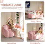 Bean Bag Chair Floral Shaped Sofa Includes Filling