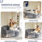 Bean Bag Chair Floral Shaped Sofa Includes Filling
