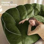 Bean Bag Chair Floral Shaped Sofa Includes Filling