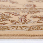 Floral Traditional Table Lounge Living Room Circle Rug