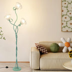 Flower Floor Lamp for Living Room 3 Light