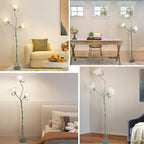 Flower Floor Lamp for Living Room 3 Light