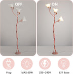 Flower Floor Lamp Living Room Gooseneck Diy Arch