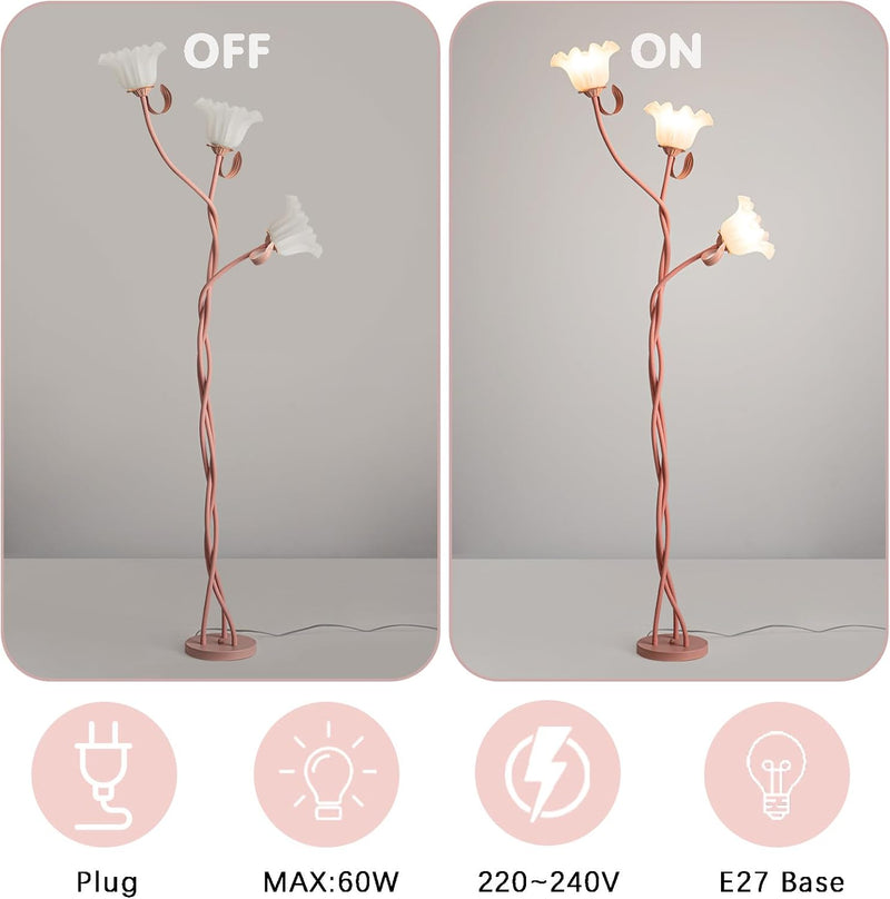 Flower Floor Lamp Living Room Gooseneck Diy Arch