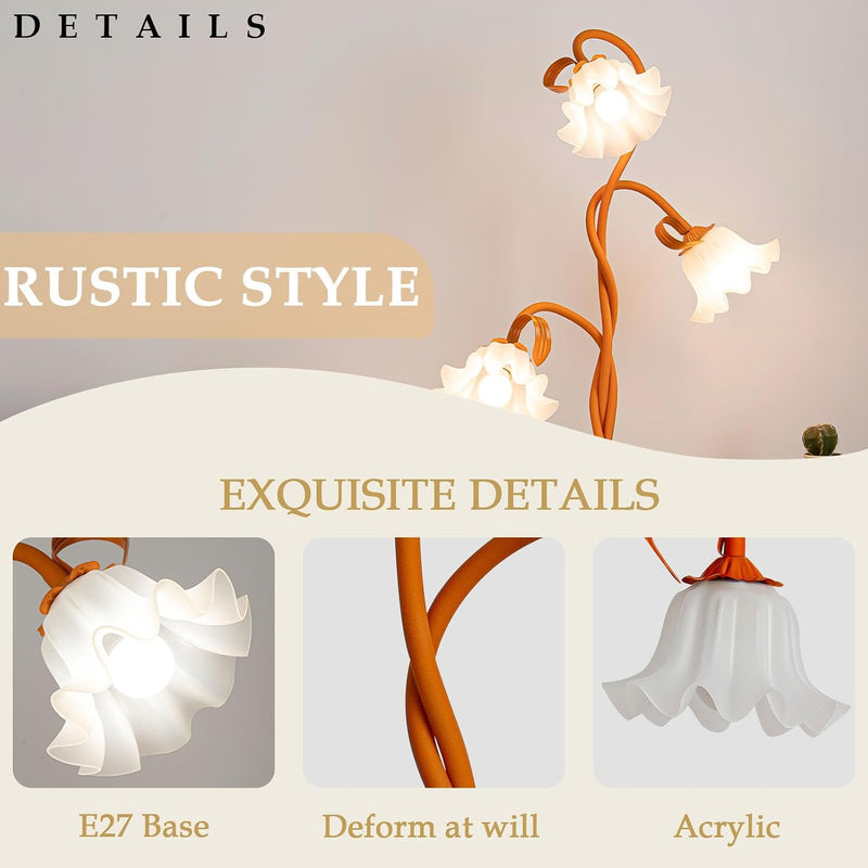 Flower Floor Lamp Living Room Gooseneck Diy Arch
