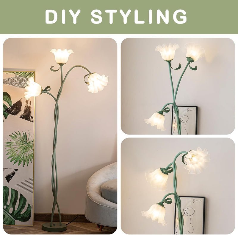 Flower Floor Lamp Living Room Gooseneck Diy Arch