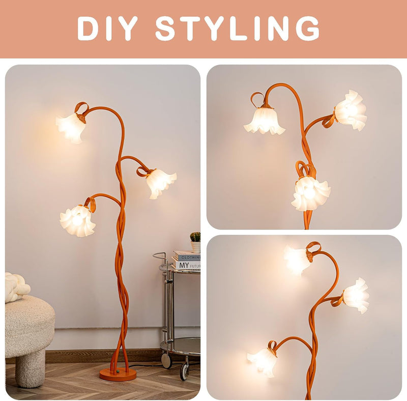 Flower Floor Lamp Living Room Gooseneck Diy Arch