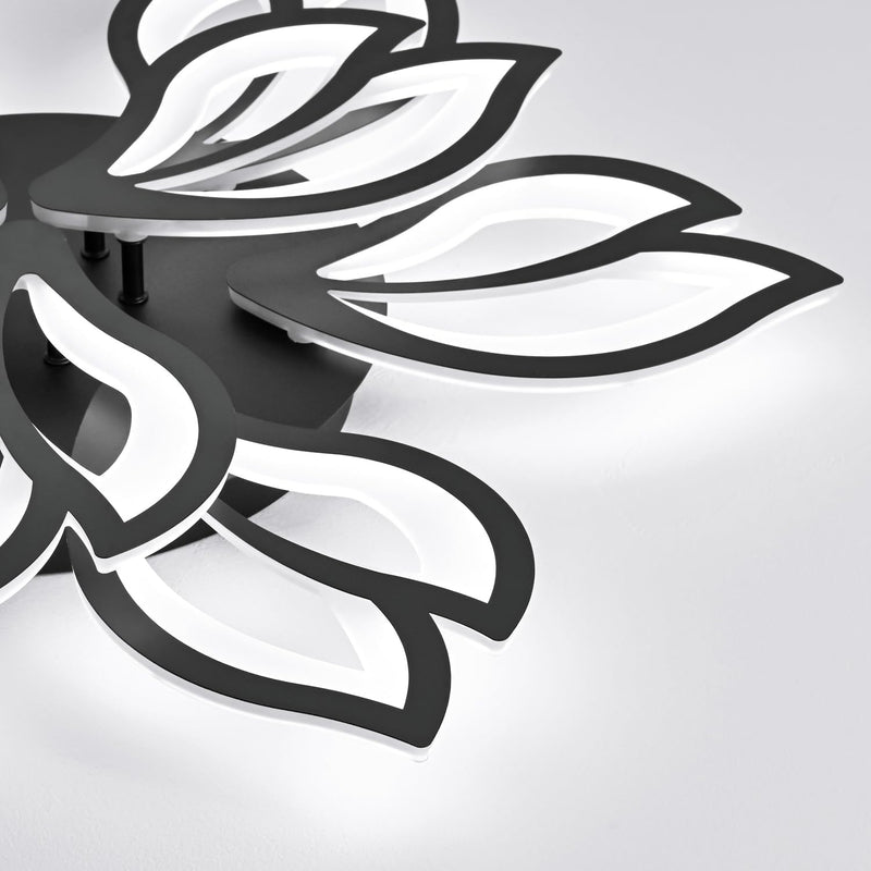 Flower Shaped LED Ceiling Light Dimmable Modern Lamp