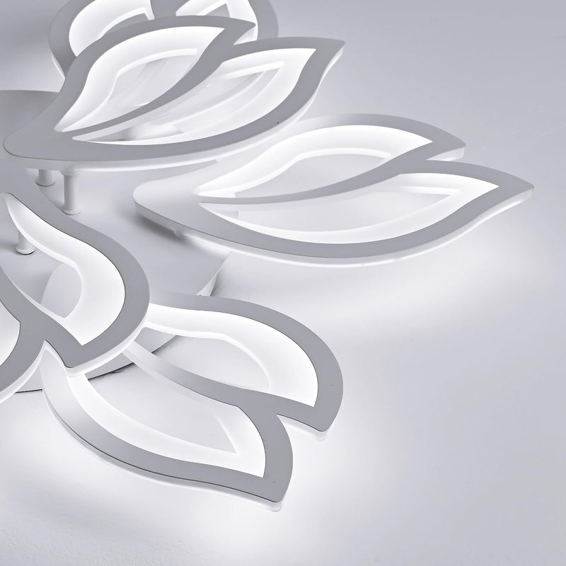 Flower Shaped LED Ceiling Light Dimmable Modern Lamp