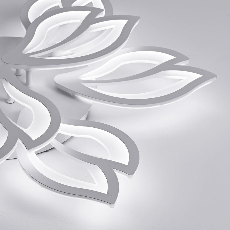 Flower Shaped LED Ceiling Light Dimmable Modern Lamp