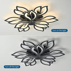 Flower Shaped LED Ceiling Light Dimmable Modern Lamp