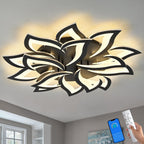 Flower Shaped LED Ceiling Light Dimmable Modern Lamp