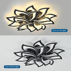Flower Shaped LED Ceiling Light Dimmable Modern Lamp