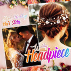 Flower Wedding Hair Vine Bride Headband Crystal Bridal