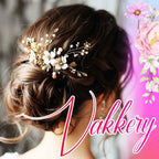 Flower Wedding Hair Vine Bride Headband Crystal Bridal