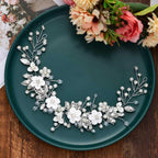 Flower Wedding Hair Vine Bride Headband Crystal Bridal