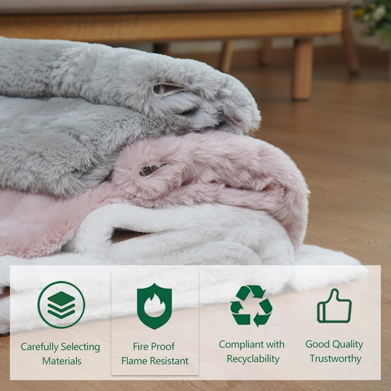 Fluffy Faux Fur Rug Machine
