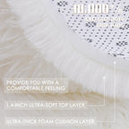 Fluffy High Pile Rugs Living Room Large Anti