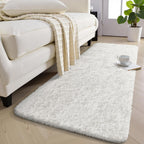 Fluffy High Pile Rugs Living Room Large Anti
