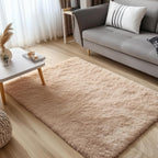 Fluffy High Pile Rugs Living Room Large Anti