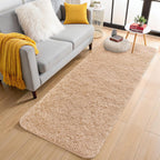 Fluffy High Pile Rugs Living Room Large Anti