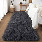Fluffy High Pile Rugs Living Room Large Anti