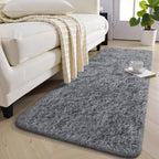 Fluffy High Pile Rugs Living Room Large Anti