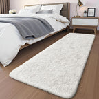 Fluffy High Pile Rugs Living Room Large Anti