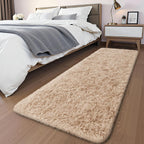 Fluffy High Pile Rugs Living Room Large Anti
