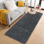 Fluffy High Pile Rugs Living Room Large Anti