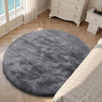 Fluffy High Pile Rugs Living Room Large Anti