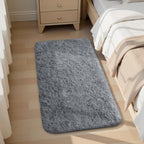 Fluffy High Pile Rugs Living Room Large Anti