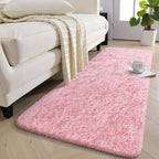 Fluffy High Pile Rugs Living Room Large Anti