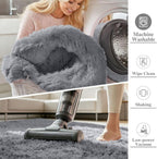 Fluffy High Pile Rugs Living Room Large Anti