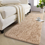 Fluffy High Pile Rugs Living Room Large Anti