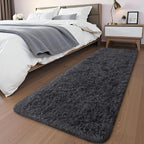 Fluffy High Pile Rugs Living Room Large Anti