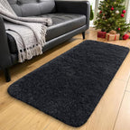 Fluffy High Pile Rugs Living Room Large Anti