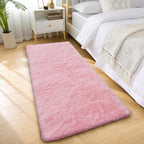 Fluffy High Pile Rugs Living Room Large Anti