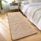 Fluffy High Pile Rugs Living Room Large Anti