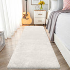 Fluffy High Pile Rugs Living Room Large Anti