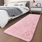 Fluffy High Pile Rugs Living Room Large Anti