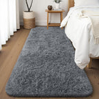 Fluffy High Pile Rugs Living Room Large Anti