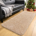 Fluffy High Pile Rugs Living Room Large Anti