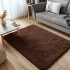 Fluffy High Pile Rugs Living Room Large Anti