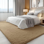 Fluffy High Pile Rugs Living Room Large Carpet