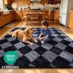 Fluffy Large Rugs Living Room