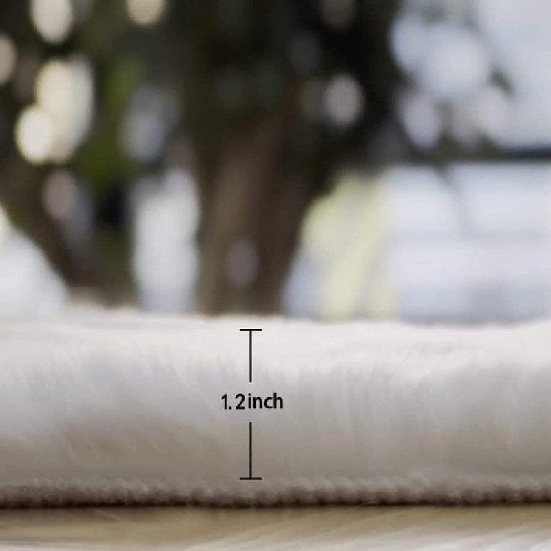 Fluffy Living Room Furry Rugs for Washable Shaggy