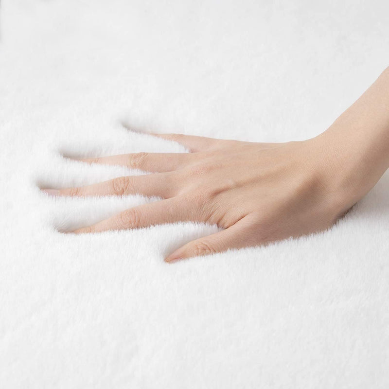 Fluffy Living Room Furry Rugs for Washable Shaggy